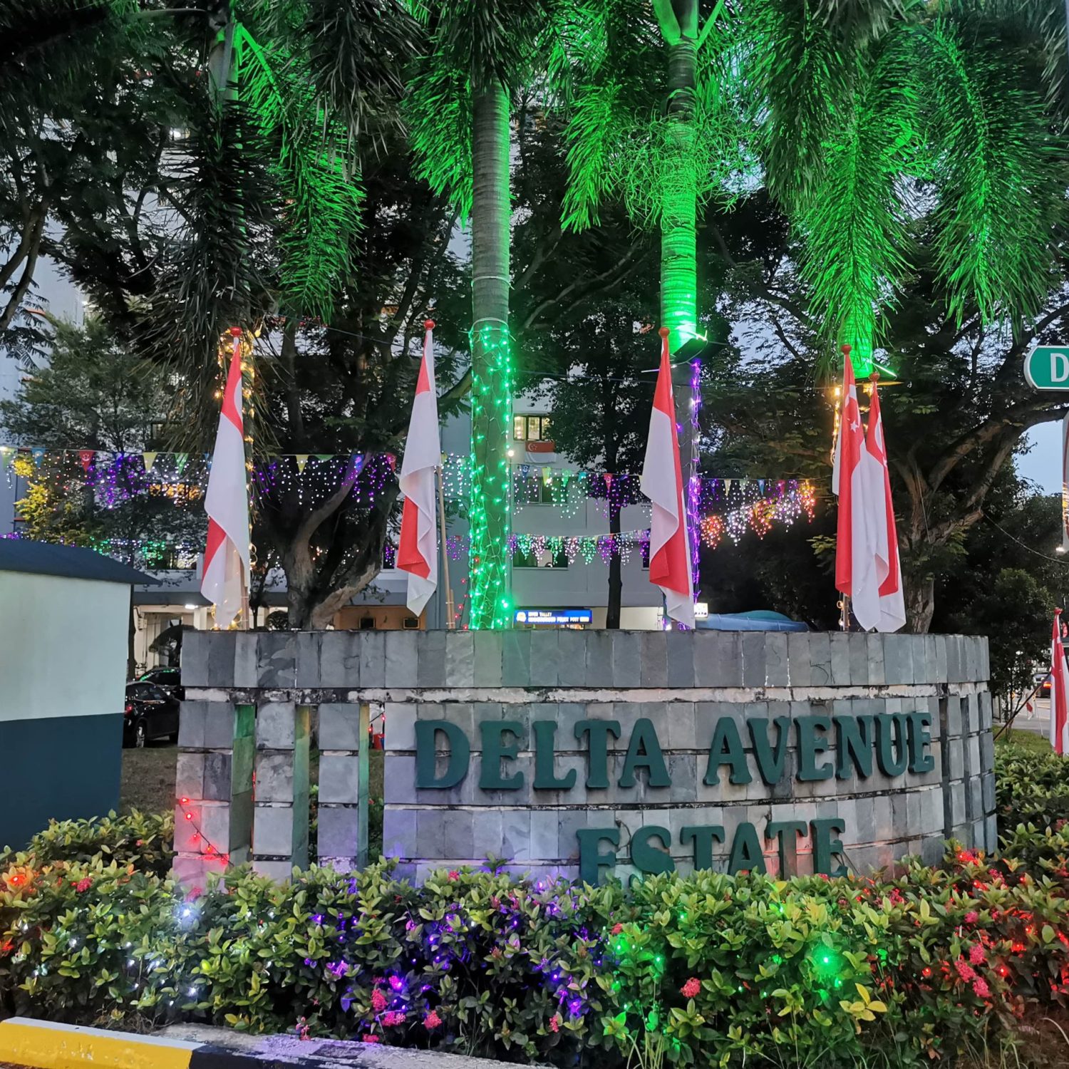 National Day Lighting Decorations Flags Holiday 3-min